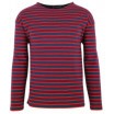 Marinière rayée Loctudy homme marine/rouge