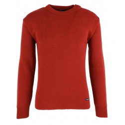 Pull marin Fouesnant homme rouge