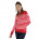Pull marin femme Héritage coton rouge/écru
