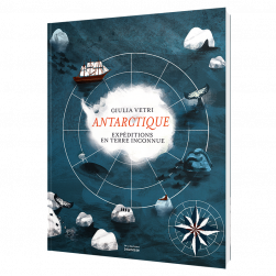 Livre dépliant Antarctique - Expéditions en terre inconnue