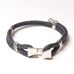 Bracelet mixte en cordage or