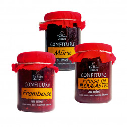 Lot de 3 confitures au miel