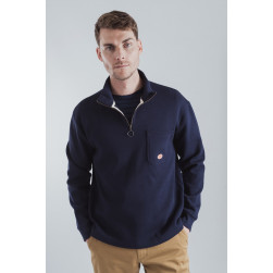 Pull camionneur marine en coton