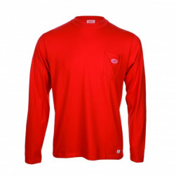 Tee-shirt manches longues rouge