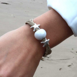 Bracelet de perles en céramique