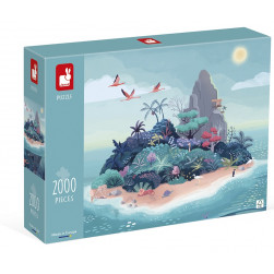 Puzzle l'île mystérieuse 2000 pièces