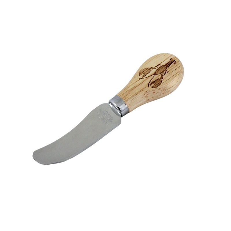 Couteau à tartiner manche en bois homard