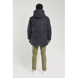 Parka longue doublée sherpa - Marine