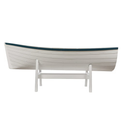 Table basse en forme de barque
