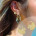 Maxi boucles d\'oreilles - Parure "Saint-Jacques"