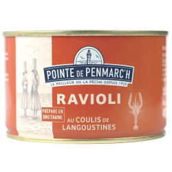 Ravioli au coulis de langoustines