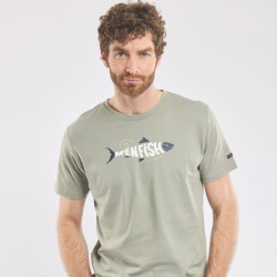 T-shirt sérigraphié homme - M'en fish/Shadow
