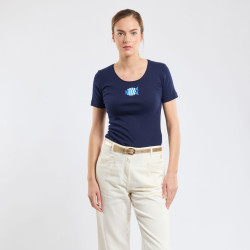 T-Shirt femme - Sérigraphie Poissons/Seal