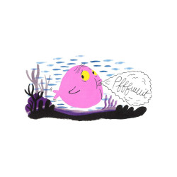 Poisson fesse