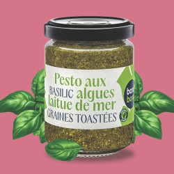 Pesto laitue de mer et basilic