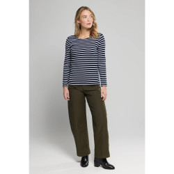 Marinière femme Lesconil marine/blanc