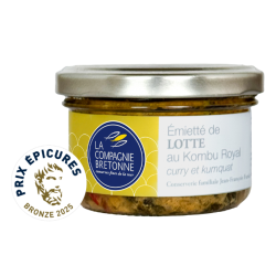 Émietté de lotte au Kombu